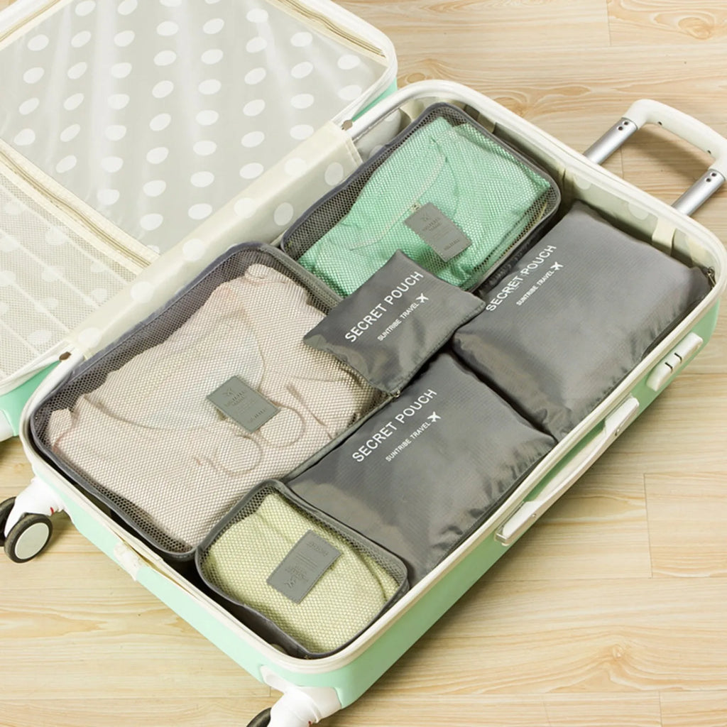NOMADLY™ – Pack de Rangement Voyage 6 Pièces