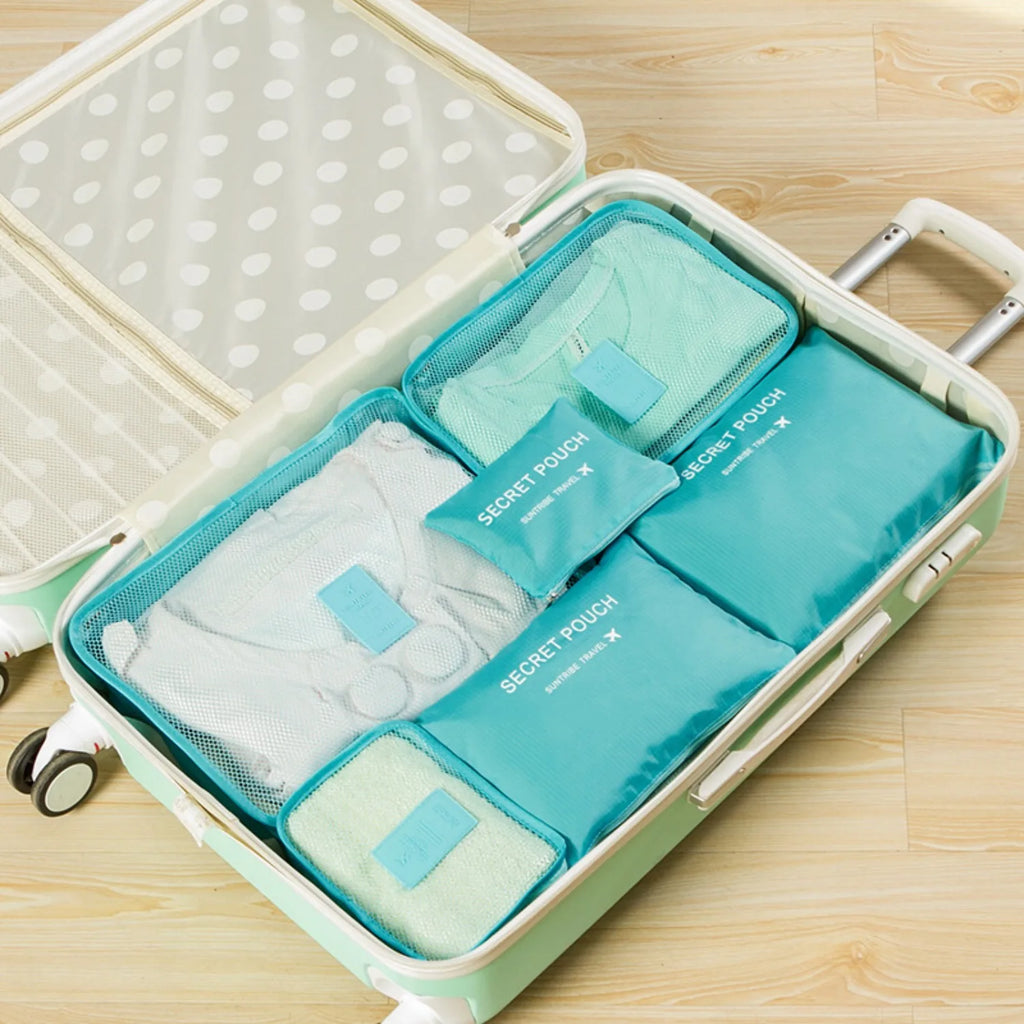 NOMADLY™ – Pack de Rangement Voyage 6 Pièces