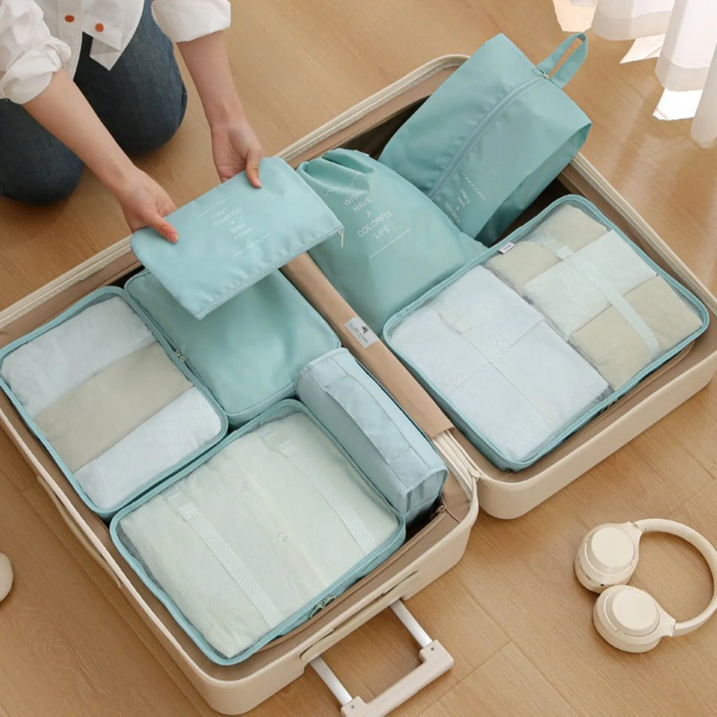 NOMADLY™ – Pack de Rangement Voyage 6 Pièces